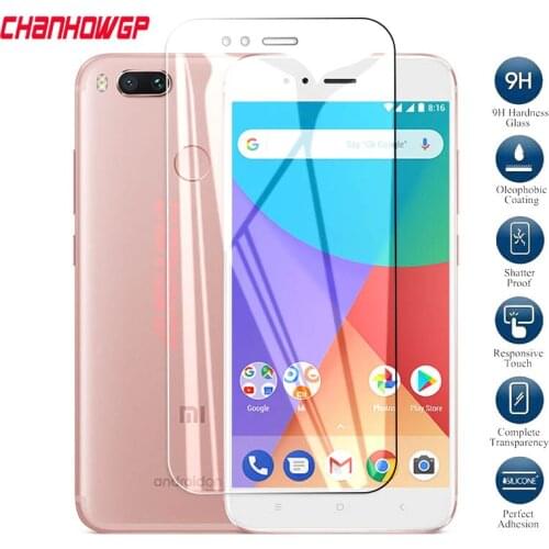 9H cover Tempered Glass For Xiaomi Mi 5X A 1 Screen Protector Cover For Xiaomi Mi A1 5X Protective Film MiA1 Case Glas Sklo Film