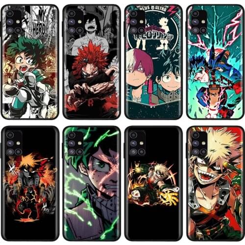 My hero academia For Samsung Note 20 10 8 9 M02 M31 S M60S M40 M30 M21 M20 M10S F62 M01 Ultra Pro Plus Phone Case