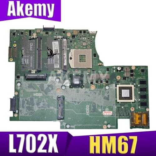 DAGM7MB1AE1 Laptop motherboard for Dell XPS 17 L702X original mainboard HM67