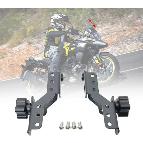 DL1000 Windshield Support Holder Windscreen Strengthen Bracket Adjusters adjustable Kits for Suzuki V-strom DL 1000 2017-2019