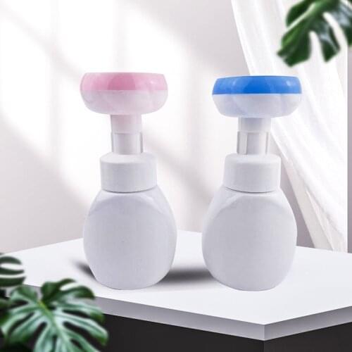 250ml Liquid Soap Dispenser Flower Foam Pump Bottle Pet Bottle Flower Bubble Sannitizer Replacement Bottle Bathroom Accessories
