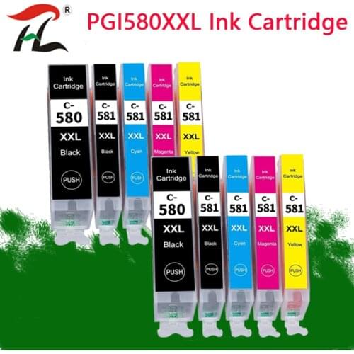 For canon 580 581 PGI-580 CLI-581 PGI580 580XL ink cartridge For canon PIXMA TR7550 TR8550 TR 7550 TS6150 TS6151 TS 6150 printer