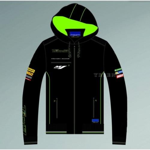 Full Zip Fleece Classic Jacket For Yamaha M1 Motorcycle Racing Team Moto Gp Keep Warm Sweatshirt Mens Sweater