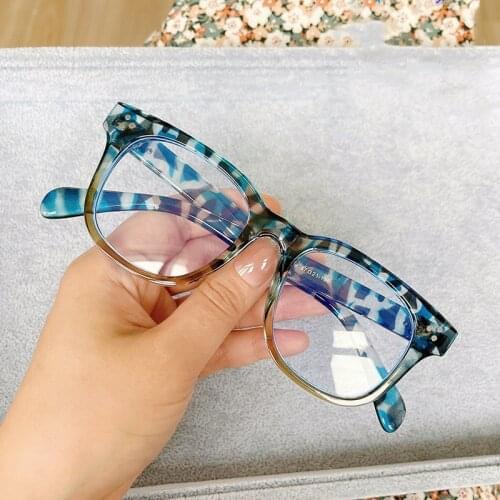 Square Transparent Glasses Frmae Anti-Blue Light Eyeglasses Women Optical Myopia Eye Glasses Men Computer Eyewear Spectacle