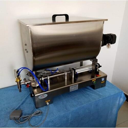 New U type Filling Machine Stainless Steel Desktop Paste Filling Machine With Stirring Function