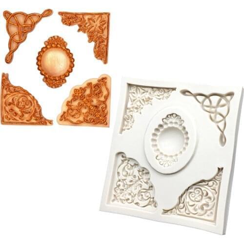 Wholesale 10 pcs/lot Diamond Jewelry Shape Silicone Sugarcraft Mould Fondant Cake Decorating Tools