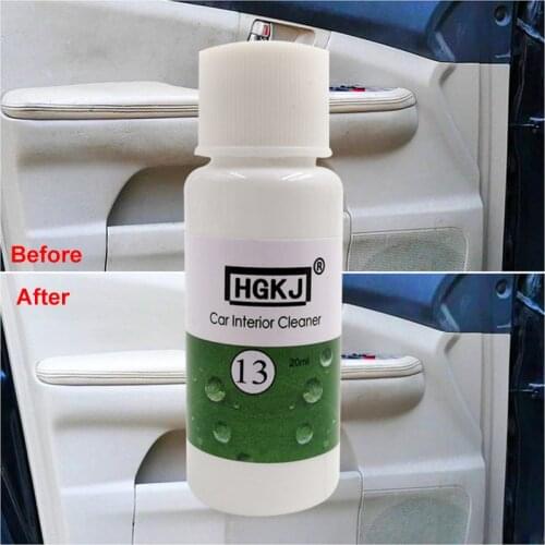 1Pcs Car Interior Leather Cleaning Foam Dry Cleaner Dashboard Seat Stains Dust Remover Auto Conditioner Refurbishing Spray Agent
