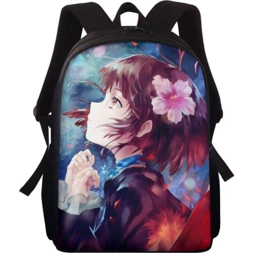 New Customize Cartoon Bagpack Anime Girl Printing School Bags For Girls Women Backpack 15 Inch Student Schoolbag Mochila Escolar