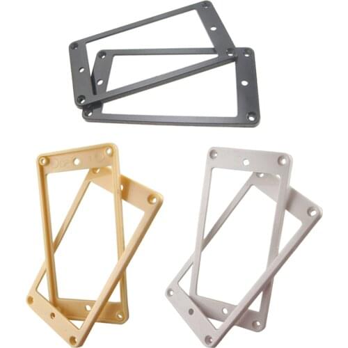 Tooyful 1 Pair Plastic Guitar Humbucker Pickup Frame Mounting Ring Plate for Electric Guitar Replacement Parts