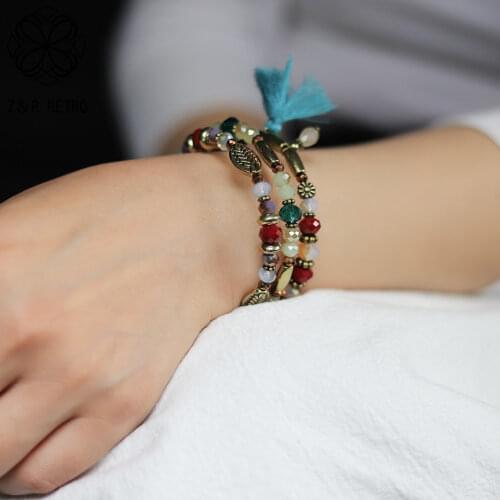 Браслеты с шармами Z&R RETRO China At AliExpress