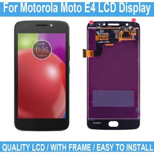 5.0" New Repair Parts LCD For Motorola Moto E4 XT1766 XT1763 Display Touch Screen Replacement Digitizer Assembly No Frame +Tool
