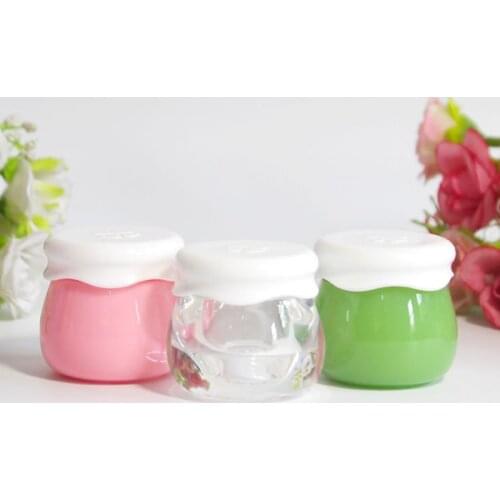 1 Pcs BPA Free Thick Clear Acrylic 100% NO LEAK Plastic Jars empty Container for Cosmetic, Lip Balm, Beads, Creams, Lotion