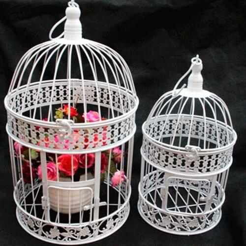 1PCS Iron Bird Cage European Iron Wedding Decoration Flower Cage Decoration Props Flower Stand Bird Cage