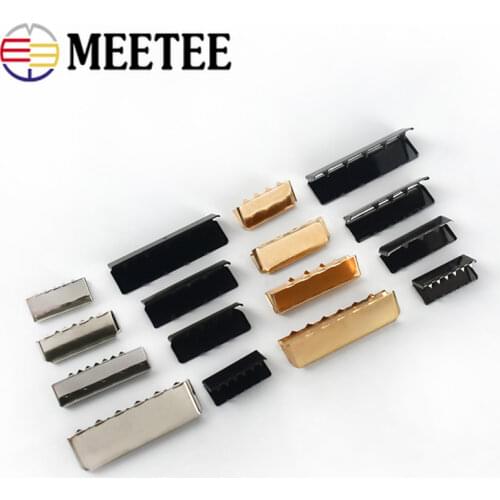 10Pcs Metal Strap Clip Buckles Kids Suspenders Pants Belt Tail Clips Buttons Wallet Leather Buckle Stopper DIY Sewing Accessory