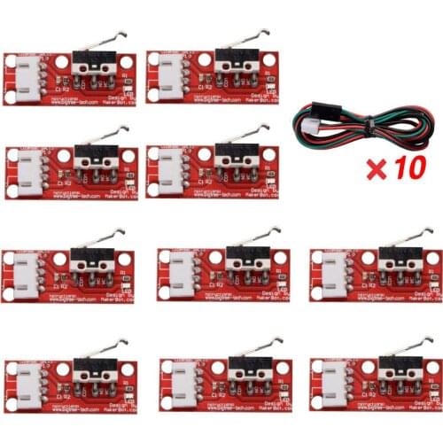 10 x Mechanical Endstop Limit Switch End Stop with 22AWG Cable for RAMPS 1.4 3D Print Limit Switch