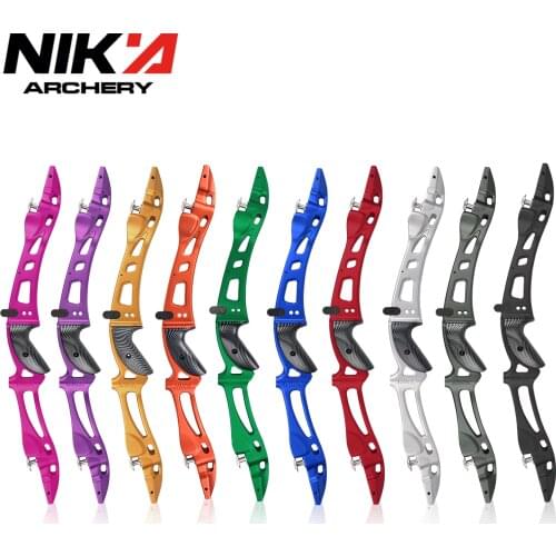 25" ILF Recurve Bow Riser Right Hand 3K Carbon Fiber Handle Traditional Take Down Bows ILF ET-8 Warpath Riser