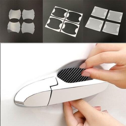 4pcs Car Door Handle Bowl Protector Sticker for Smart fortwo forfour forease forjeremy forstarts fourjoy Vision EQ fortwo