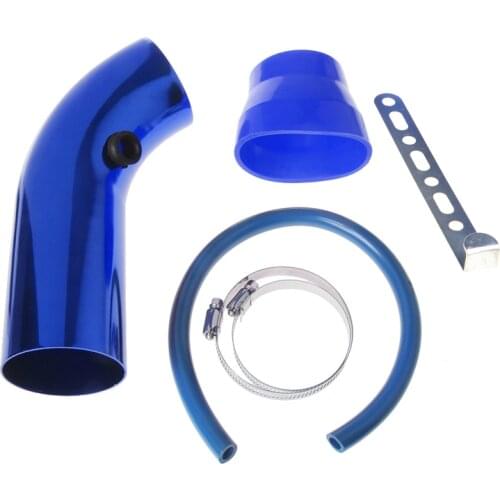 76mm 3" Car Cold Air Intake Induction Pipe Kit Filter Tube System Universal