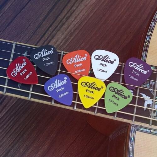 30Pcs/Set Guitar Picks Accessories Pickup 0.58/0.71/0.81/0.96/1.20/1.50mm Acoustic Music With Box For Classical Electric Guitar