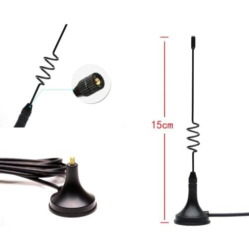 1PC 2.4Ghz 5dbi small sucker wifi antenna wireless aerial with SMA male connector 15cm NEW wholesle price