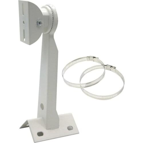 Black Indoor Outdoor Waterproof Surveillance CCTV Camera Stand Wall Mount Bracket Right Angle 90 Degree Camera Support Stand