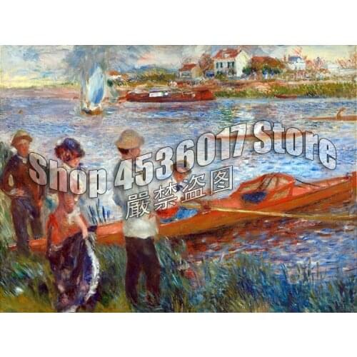 Diy Diamond Painting Cross Stitch Boats Lakes & Rivers Rhinestones canvas Diamond Embroidery Mosaic Needlework Home Decoration