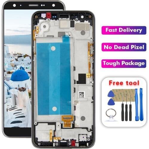 For LG K40 X420 LMX420MM LMX420QN LMX420QM LCD Touch Screen Digitizer Frame