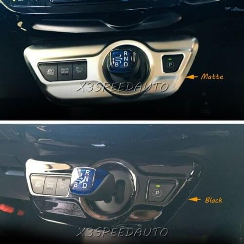 For Toyota Prius XW50 2016 Interior Front Side Air Condition Outlet Cover 1PCS ABS Chromed Matte/Black