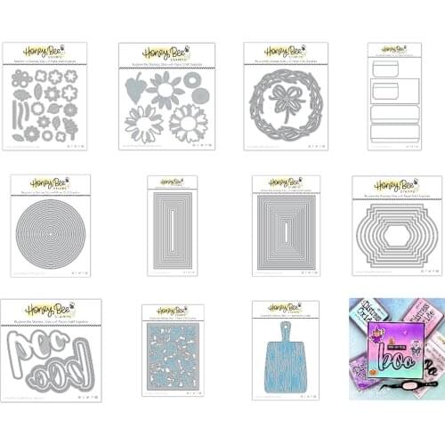 Flower Leaf Circle Square Letter Cutting Board 2021 Arrival New Craft Metal Cutting Die Mold Flower Lace Edge Scrapbook Paper