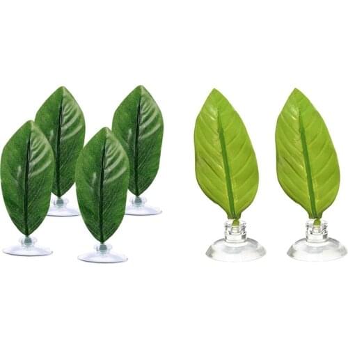 2 Set Betta Bed Leaf Hammock, Used for Betta Fish, Plant Leaf Pad, Used for Fish Breeding, A & B