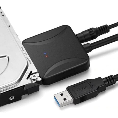 USB 3.0 To SATA 3 Cable Sata To USB Adapter Convert Cables Support 2.5/3.5 Inch External SSD HDD Adapter Hard Drive ConnectFit