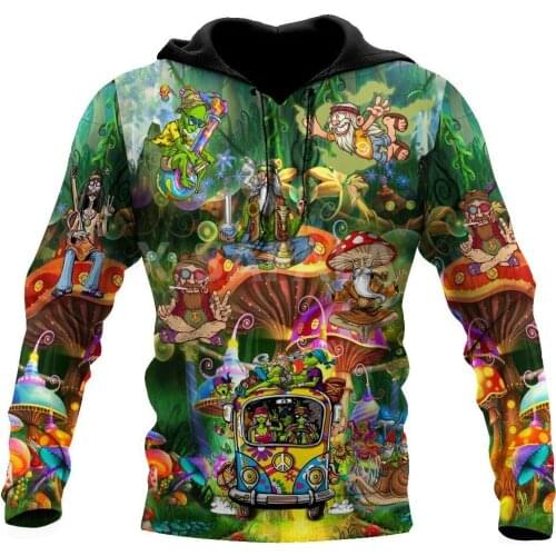 LIFE OF HIPPIE GUYS Colorful 3D Print Spring Hoodie Man Women Harajuku Outwear Zipper Pullover Sweatshirt Casual Unisex style-1