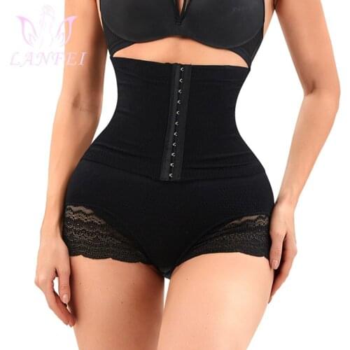 LANFEI High Waist Panties Shapewear Postpartum Bodysuit for Women Trimmer Belly Slimming Body Shaper Butt Lifter Seamless Panty