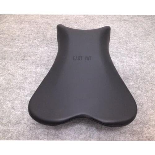 Motorcycle black leather seat for Suzuki GSXR 600 GSXR750 K6 2006 2007 front seat bag passenger seat cushion GSXR600 /750 06 07