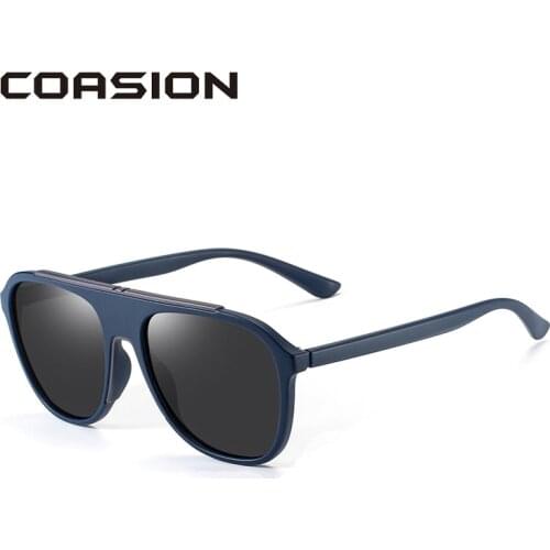 COASION 2020 Brand Design Pilot Polarized Sunglasses Men Vintage TR90 Frame Male Sun Glasses for Driving sonnenbrille CA1363