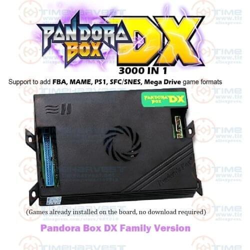 Pandora Box DX family version 3000 in 1 have 3d and 3P 4P game Can save game progress High score function tekken Killer instinct