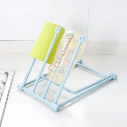 Kitchen Towel Plastic Rack Foldable Small Dishcloth Hanger Hand Towel Holder For Desk Kitchen Storage Rack Kitchen Storage