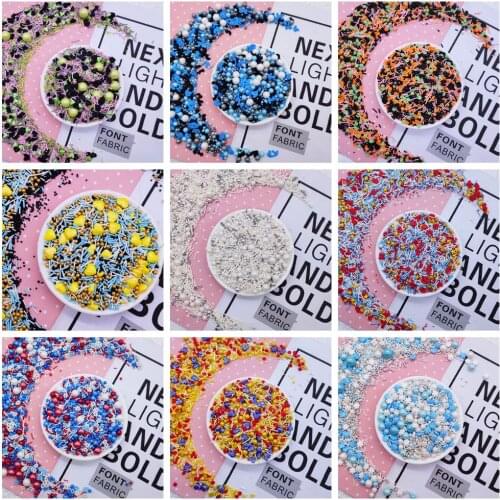 Edible Colorful Beads Pearl Sugar Ball Fondant DIY Cake Baking Sprinkles Ball Bottle Package Cake Decoration