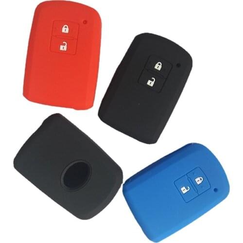 Smart Key Remote Silicone Protector For Toyota 2 Button Keyless Avalon RAV4 Camry Runner Crown Land Cruiser FOB Case