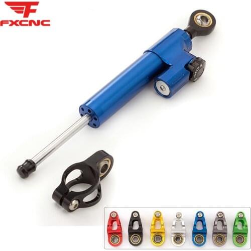 FXCNC Universal Aluminum CNC Motorcycle Steering Dampers Stabilizer For Honda CBR600RR CBR 600RR 2005 - 2006
