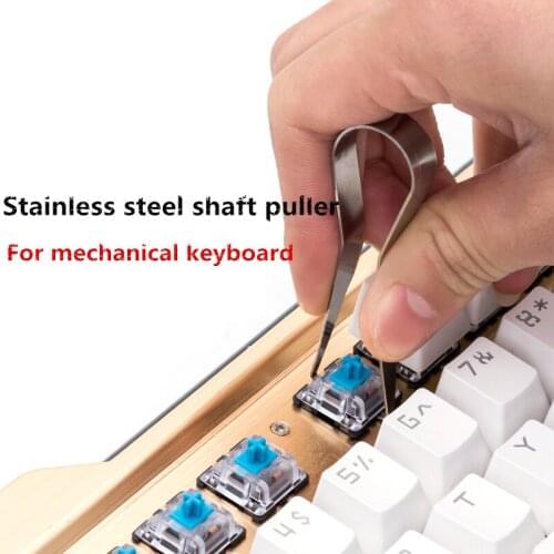 Mechanical keyboard shaft puller shaft removal tool repair replacement plug shaft metal stainless steel material 1pcs