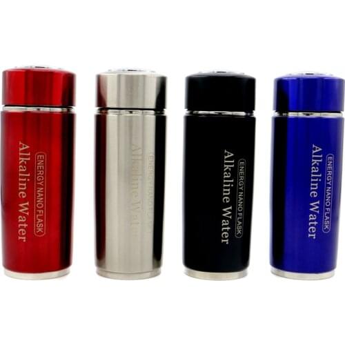 Health Care Hydrogen Negative ION Water Ionizer Water Bottle Alkaline Nano Energy Flask Dual Water Filter 4Colors 3pcs A02 Hot