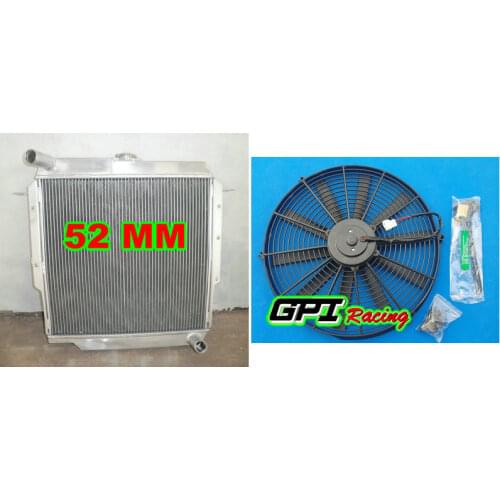 ALUMINUM RADIATOR FOR TOYOTA LANDCRUISER 70 SERIES FJ73/FJ75 PETROL 85-93 92 + fan