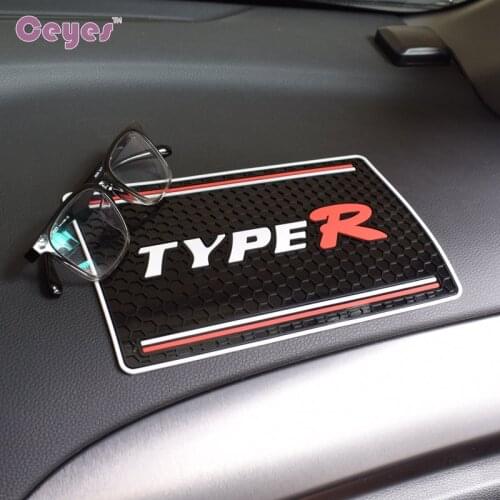 Car Styling Auto Mat For Honda Type R For Toyota Typer Corolla Avensis Dashboard Pad Interior Accessories Sticker Car Styling