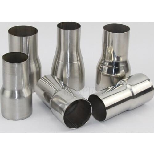Auto parts For 51mm out 60mm Exhaust system exhaust manifold 304 stainless steel changeover sleeve large and small tube