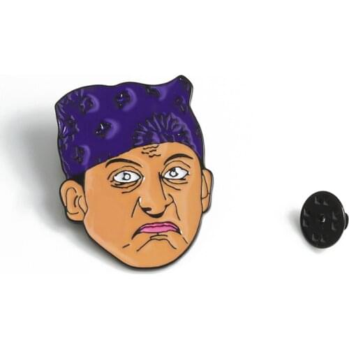 Cartoon Funny Man Head Brooches Prison Mike Enamel Lapel Pins Wierd Face Badge Shirt Jackets Backpack Accessoies GIfts for Fans