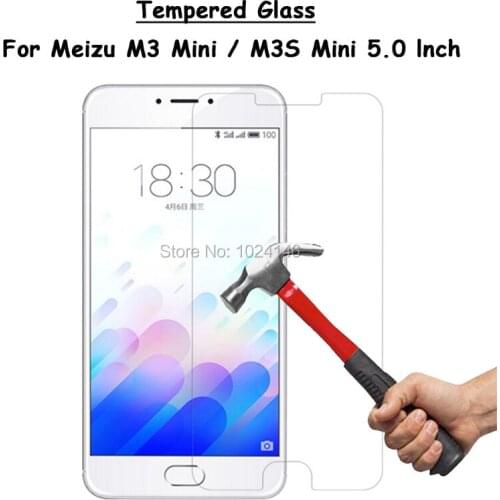 For Meizu M3 Mini / M3S Mini 5.0" Hard Tempered Glass Screen Protector Ultra Thin Explosion-proof Protective Film + Cleaning Kit