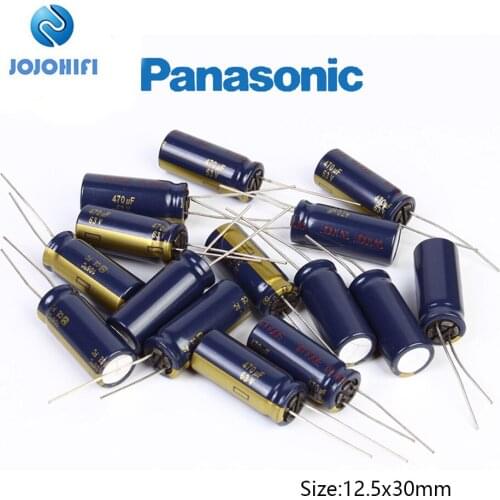 15pcs 470UF 63V 12.5x30mm Pitch 5mm FC Series 63V/4700uf Fever Audio Electrolytic Capacitor High Frequency Low Resistance