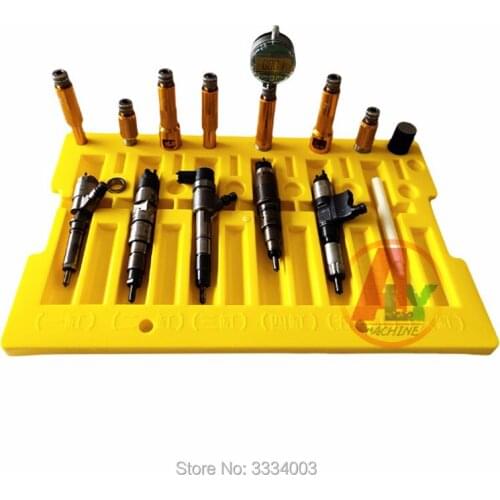 Common rail injector tool collecting plate auto parts placing tray diesel injector measuring seat placing rack
