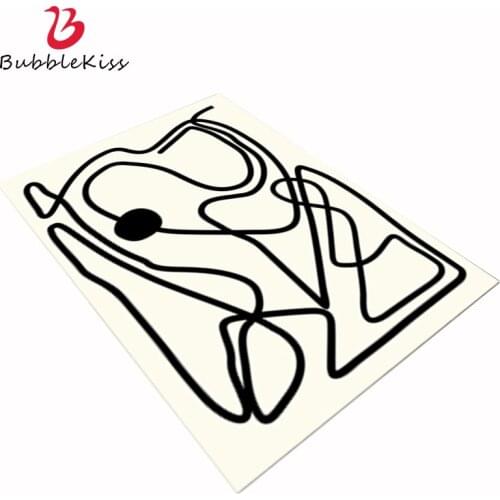 Bubble Kiss Abstract Carpets For Living Room Art Lines Geometric Pattern Large Area Rugs Home Decor Thicken Bedroom Floor Mats